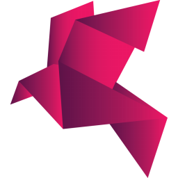 Origami Bird Red Alt