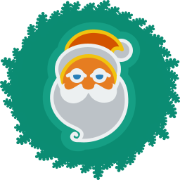 Santa Wreath