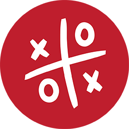 Tic Tac Toe Game red