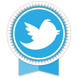 Twitter Round Ribbon