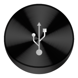 Usb Black Drive Circle