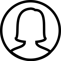 User Female Circle Vector