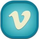 Vimeo Flat Round