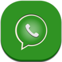Whatsapp Flat Round