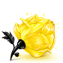 Yellow Rose cube